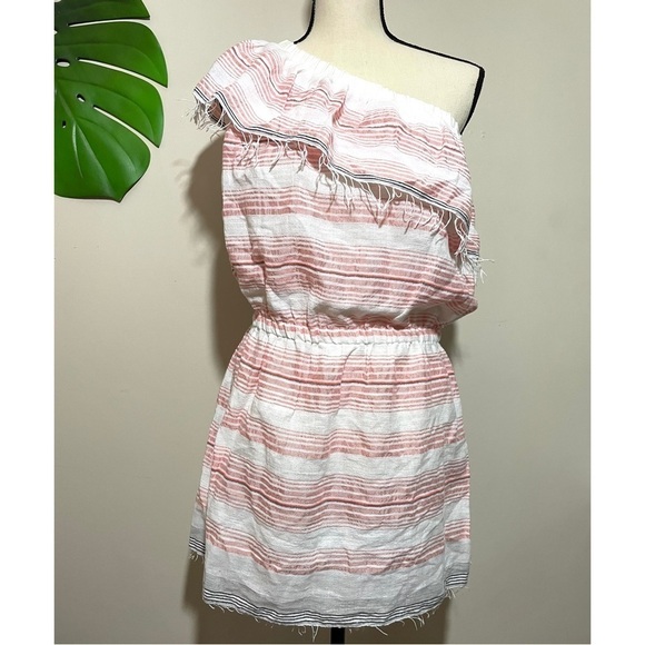 Lemlem Tereza One Shoulder Mini Dress size small - Picture 3 of 10